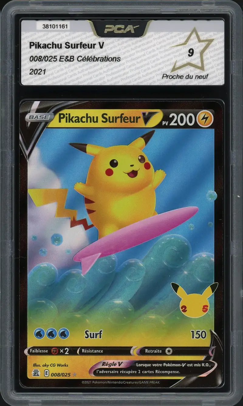 PCA 9 Pikachu Surfeur V