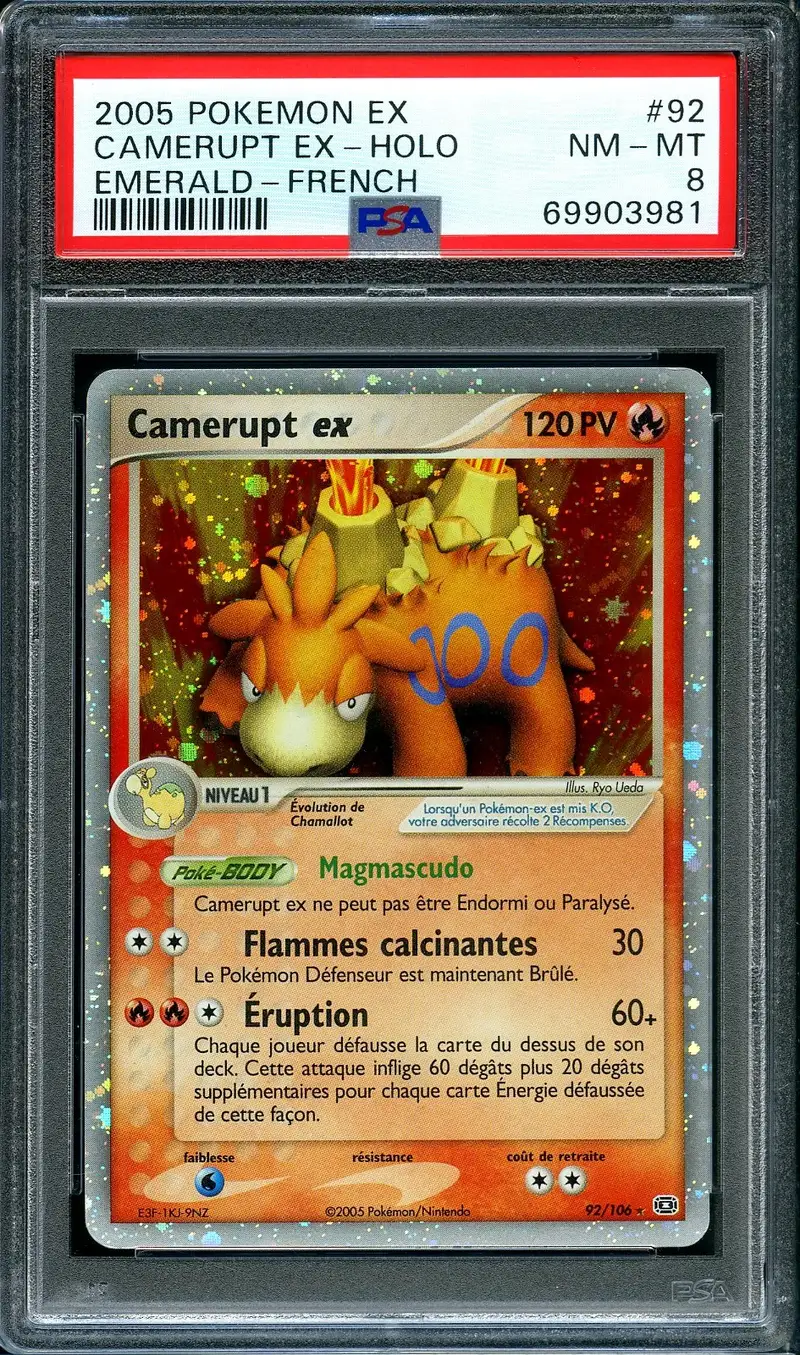 PSA 8 Camerupt Ex