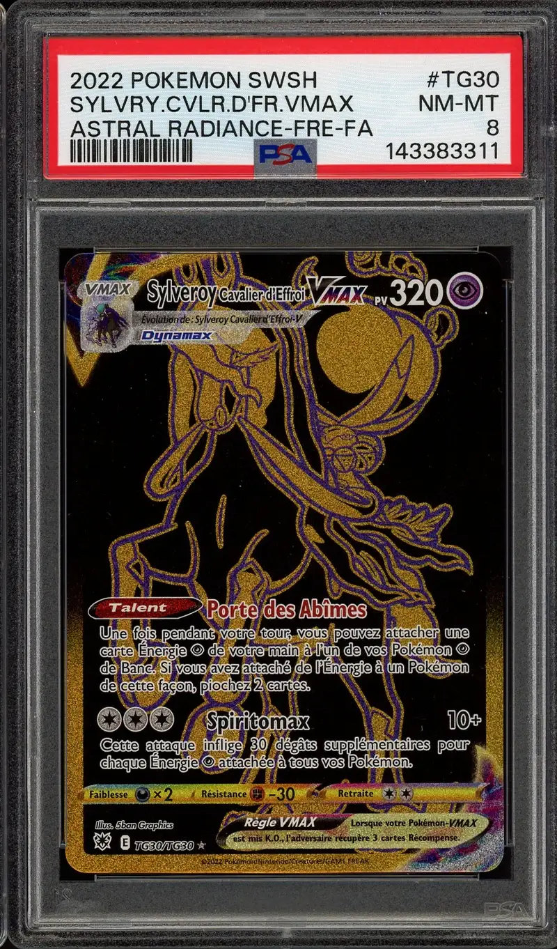 PSA 8 Sylveroy Cavalier d'Effroi VMax
