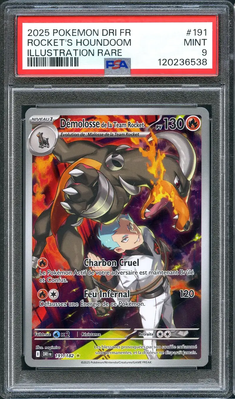 PSA 9 Démolosse de la Team Rocket