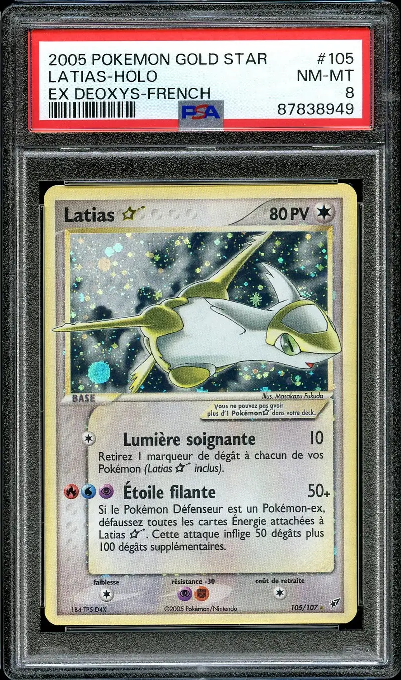 PSA 8 Latias Gold Star