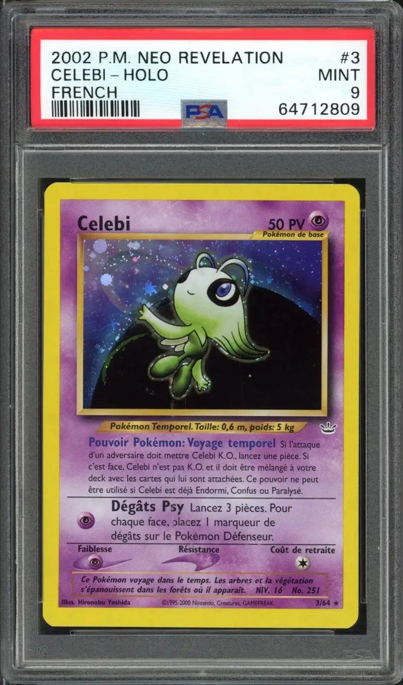 PSA 9 Celebi Holo
