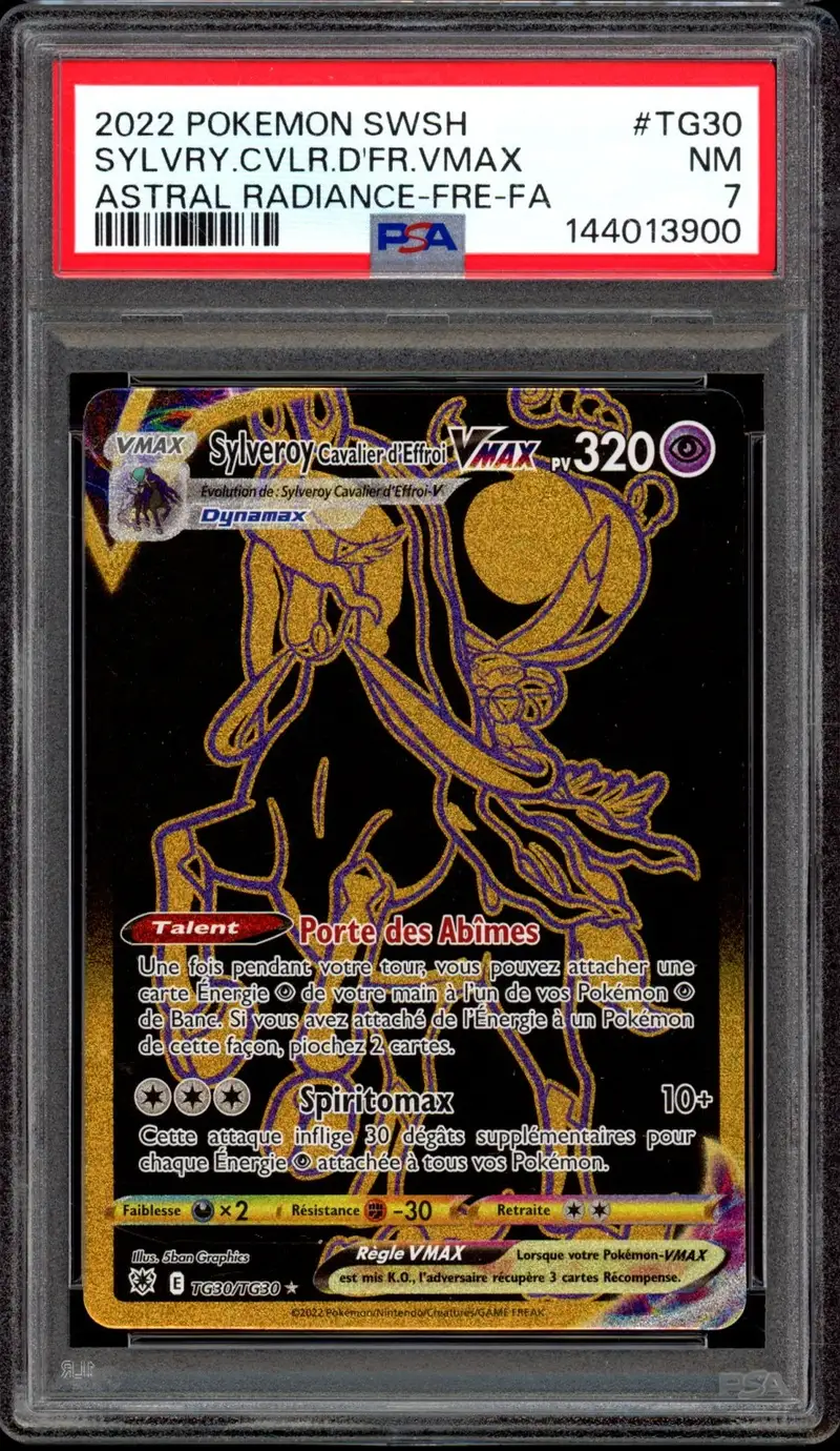 PSA 7 Sylveroy Cavalier d'Effroi VMax
