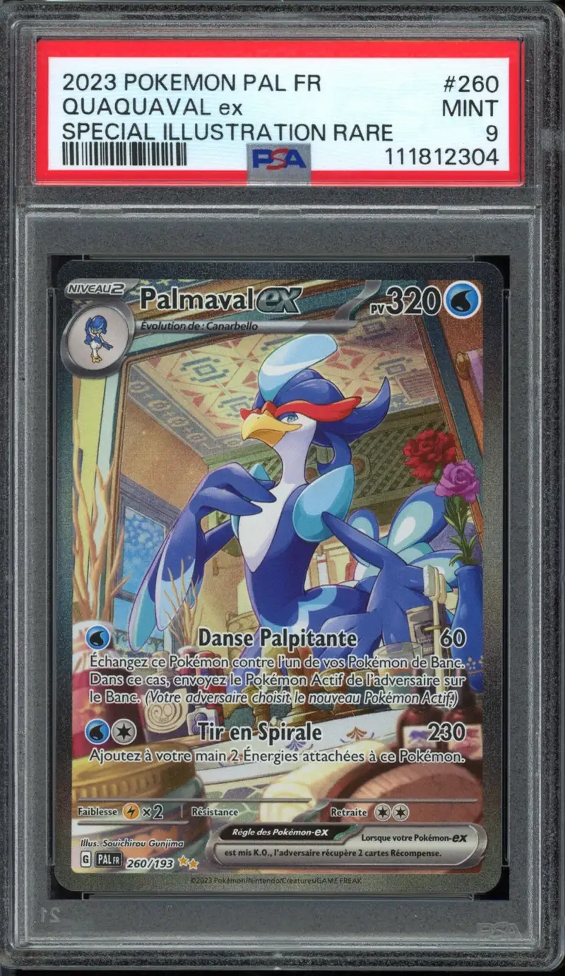 PSA 9 Palmaval Ex