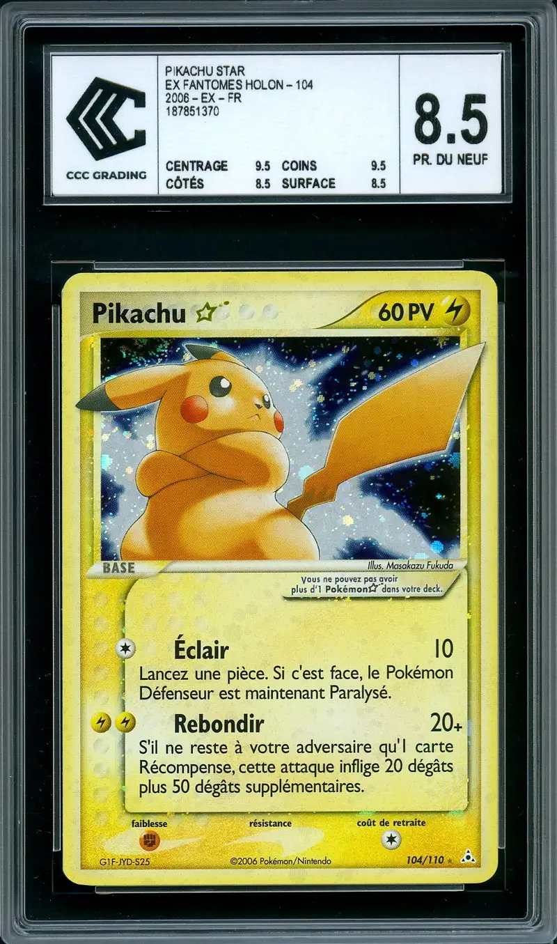 CCC 8.5 Pikachu Gold Star