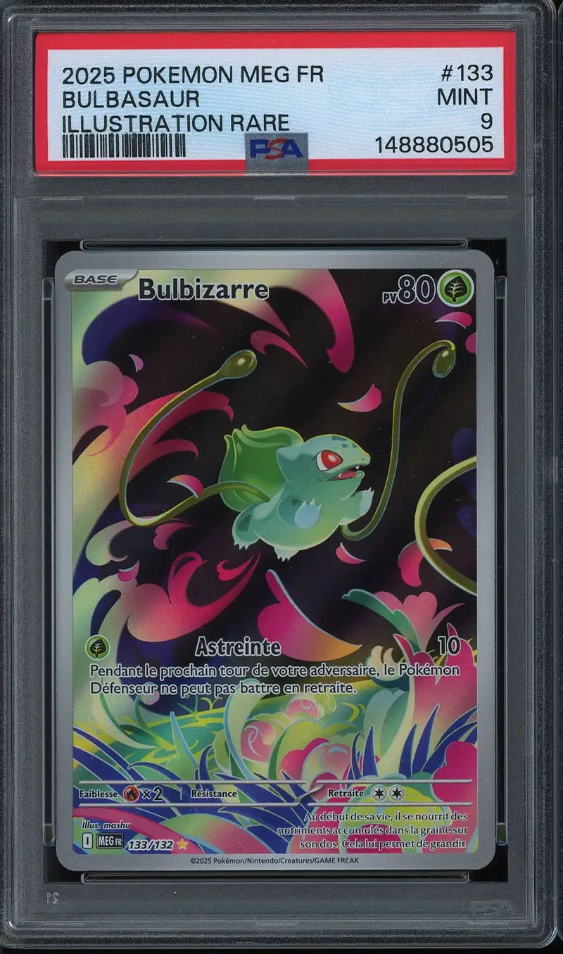 PSA 9 Bulbizarre
