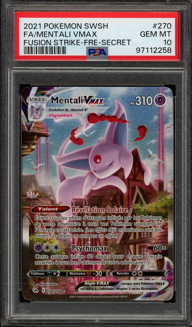 PSA 10 Mentali VMax