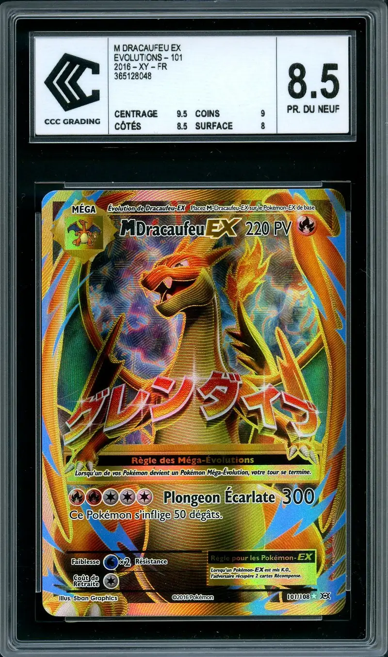 CCC 8.5 Méga Dracaufeu Ex Gold
