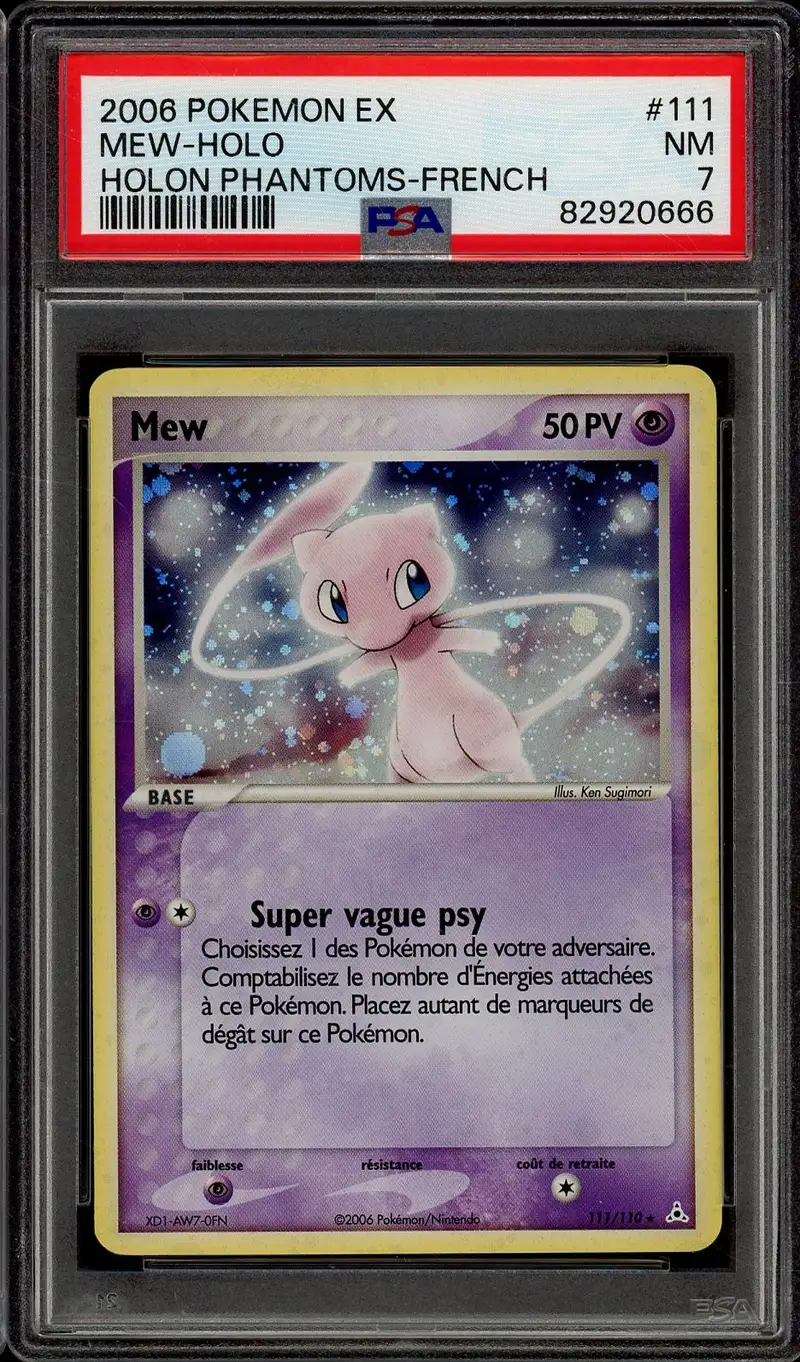 PSA 7 Mew Holo