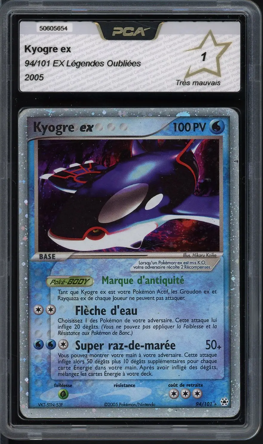 PCA 1 Kyogre Ex