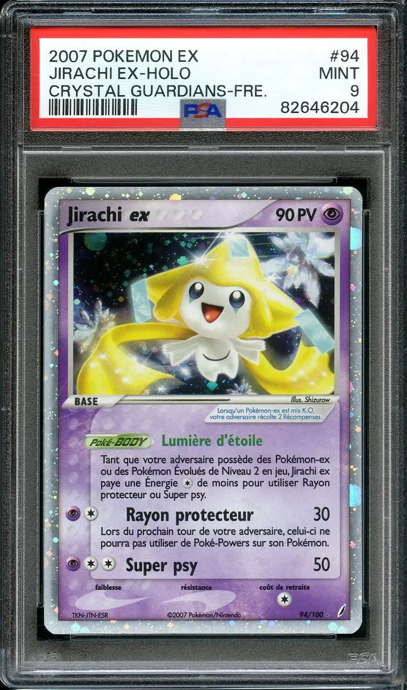 PSA 9 Jirachi Ex