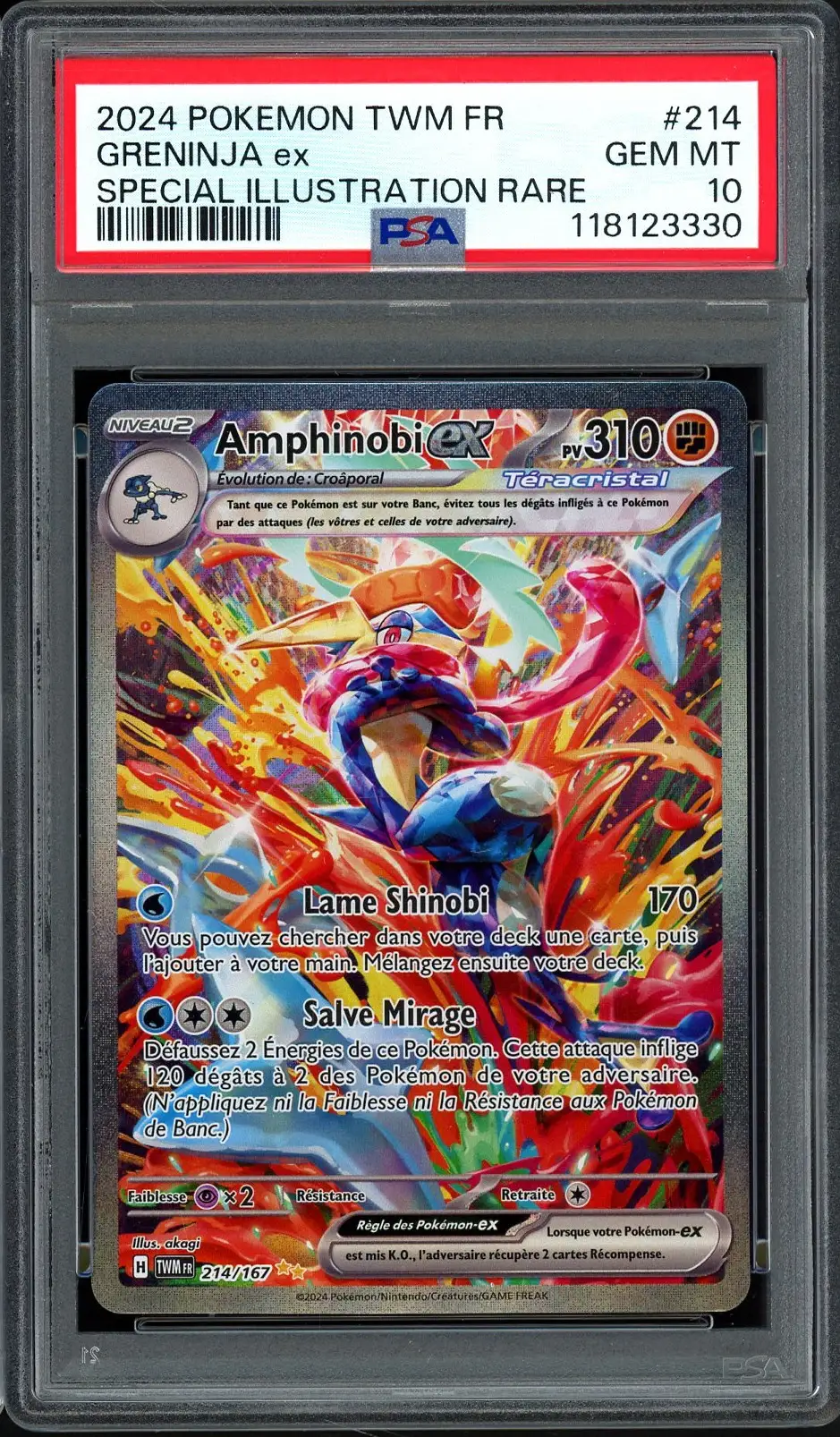 PSA 10 Amphinobi Ex