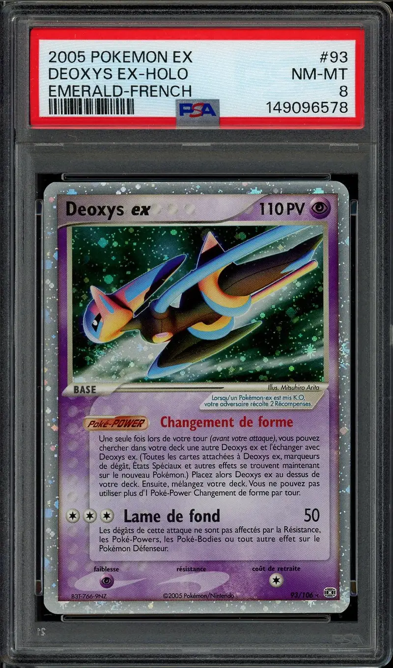 PSA 8 Deoxys Ex