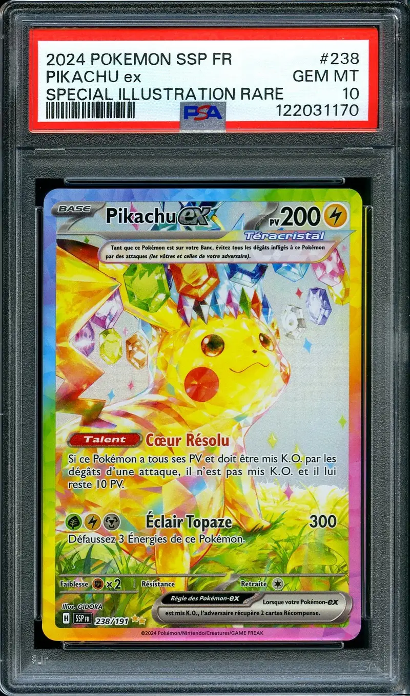 PSA 10 Pikachu Ex