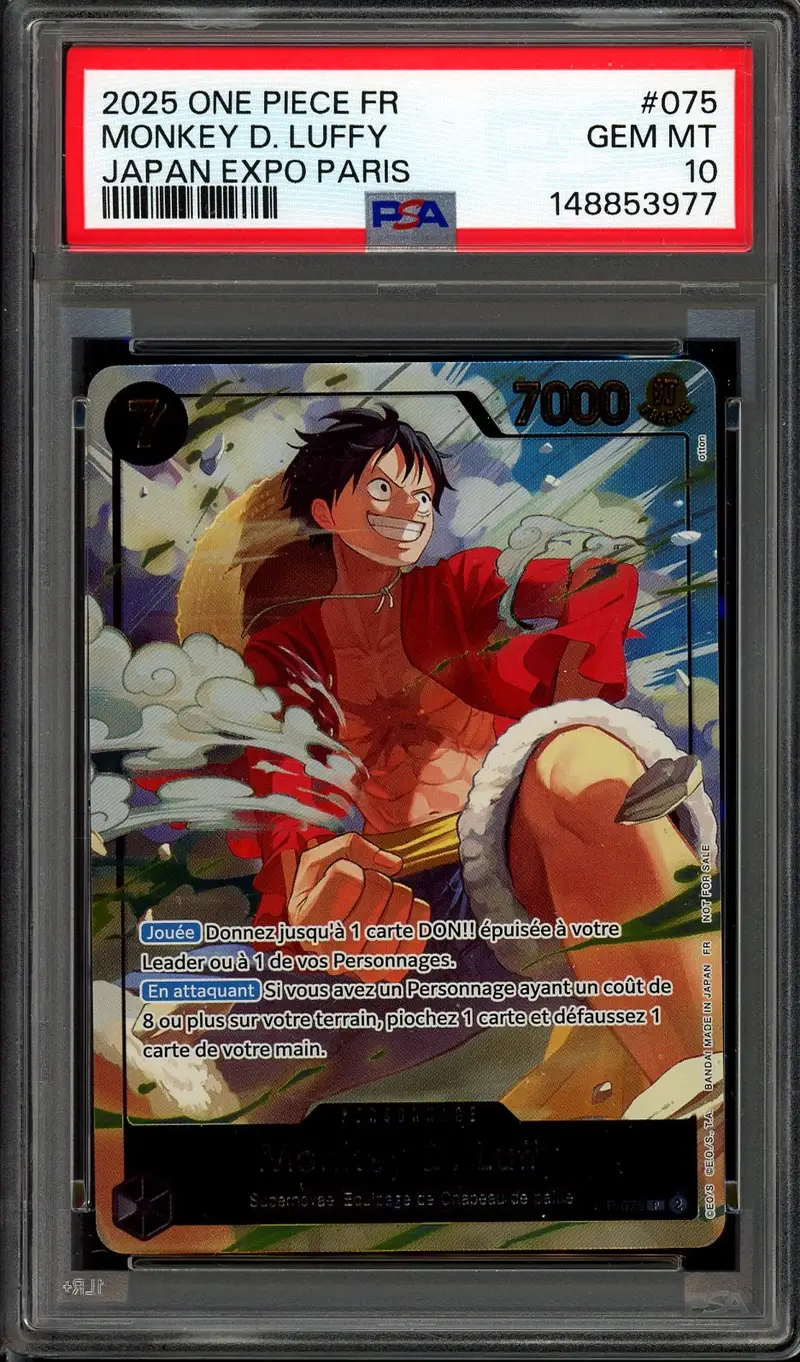 PSA 10 Monkey D. Luffy