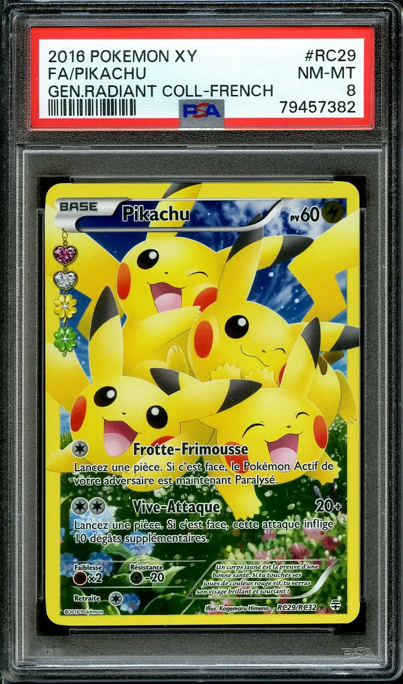 PSA 8 Pikachu