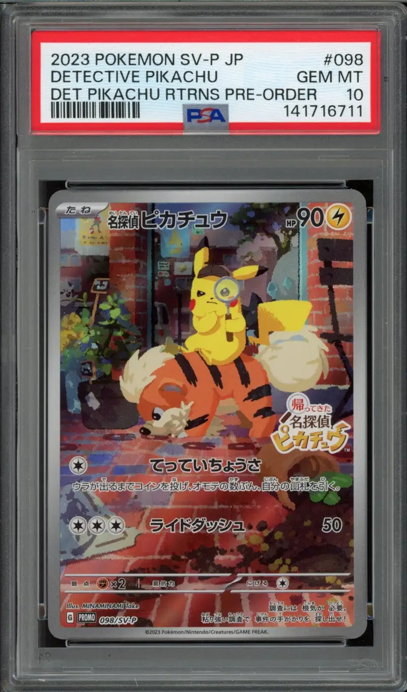 PSA 10 Detective Pikachu