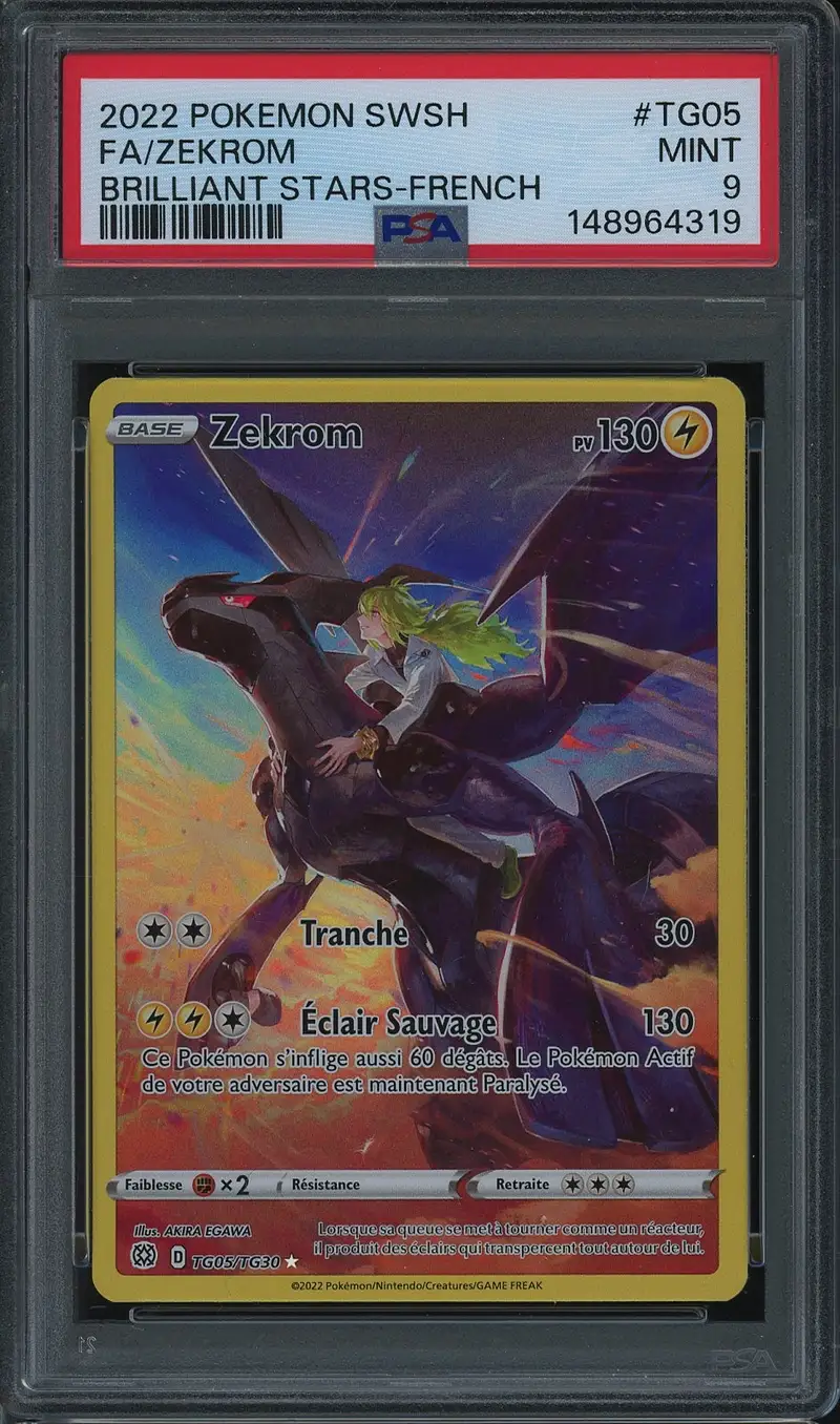 PSA 9 Zekrom