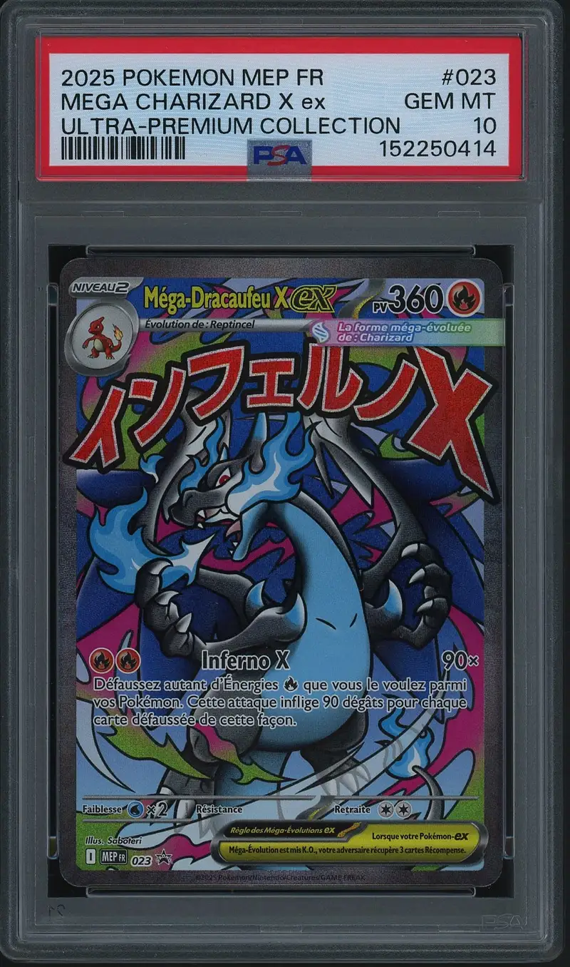 PSA 10 Méga-Dracaufeu X Ex