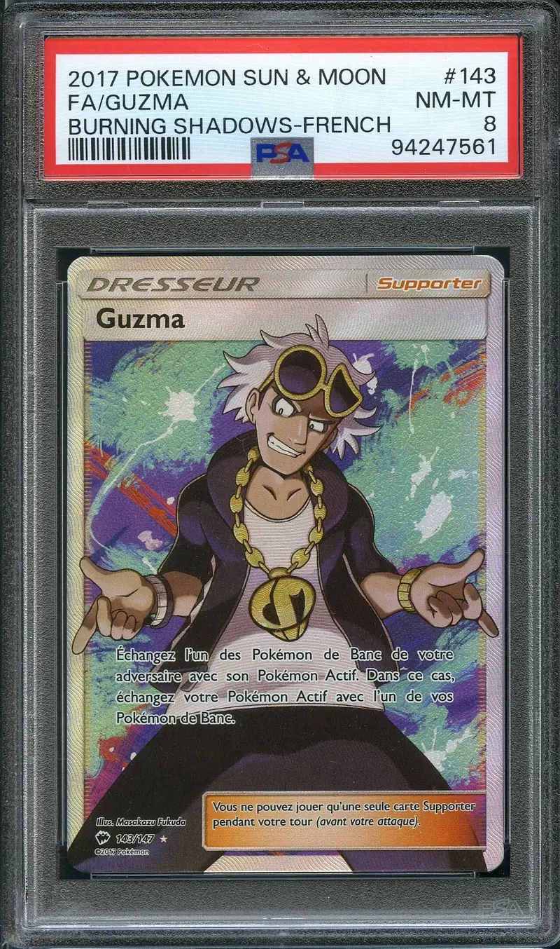 PSA 8 Guzma