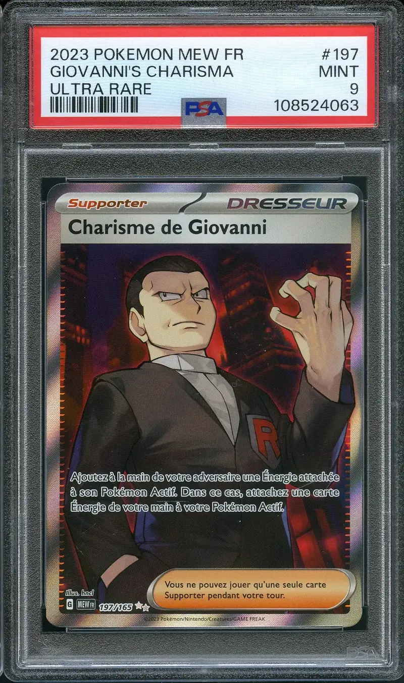 PSA 9 Charisme de Giovanni