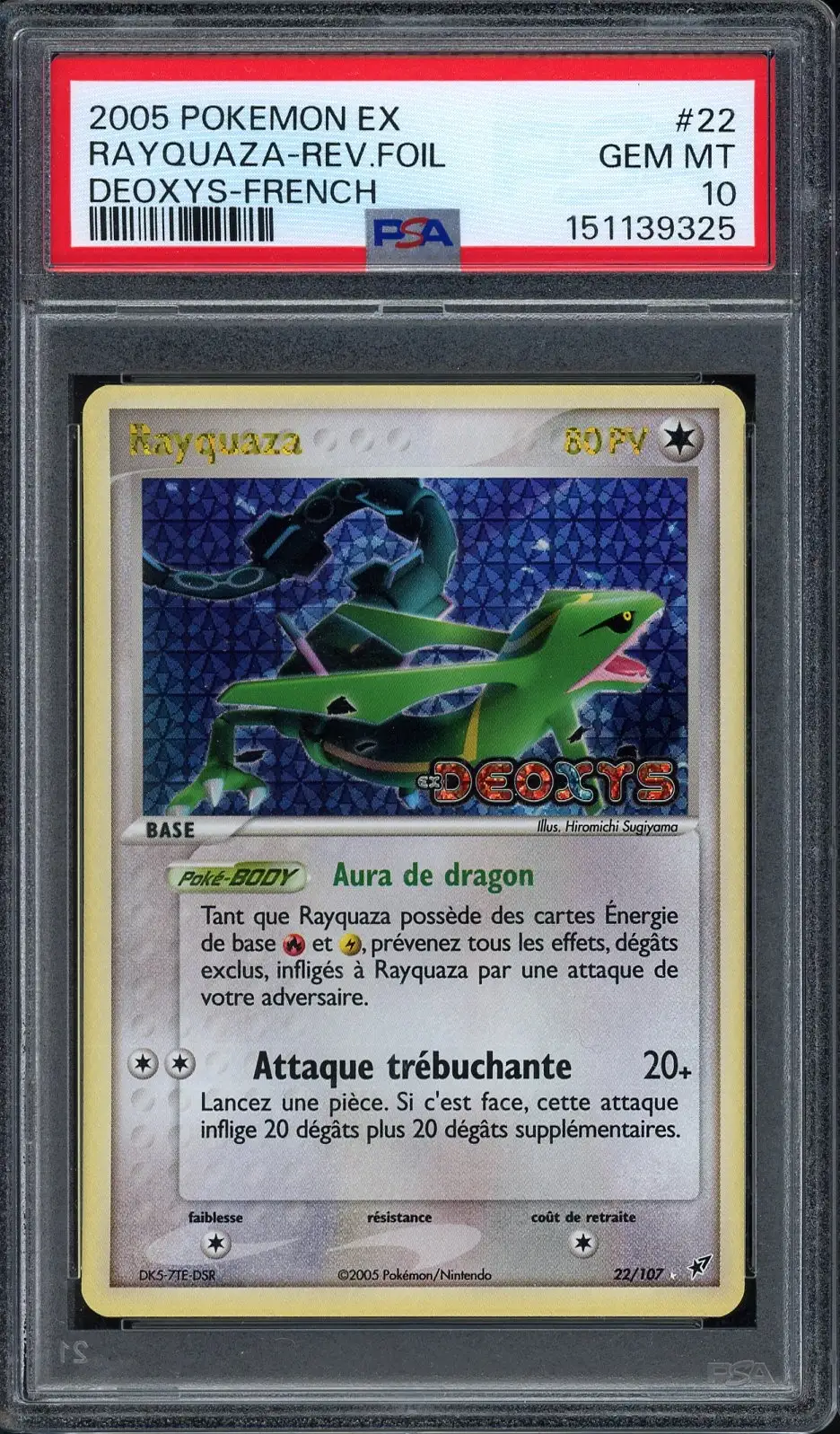 PSA 10 Rayquaza Holo Reverse