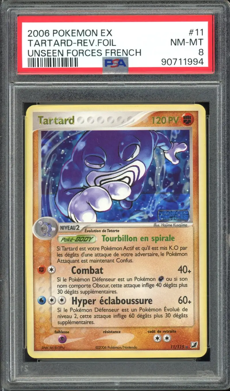 PSA 8 Tartard Holo Reverse