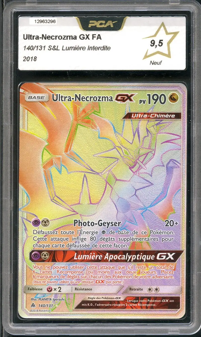 PCA 9.5 Ultra Necrozma Gx Rainbow