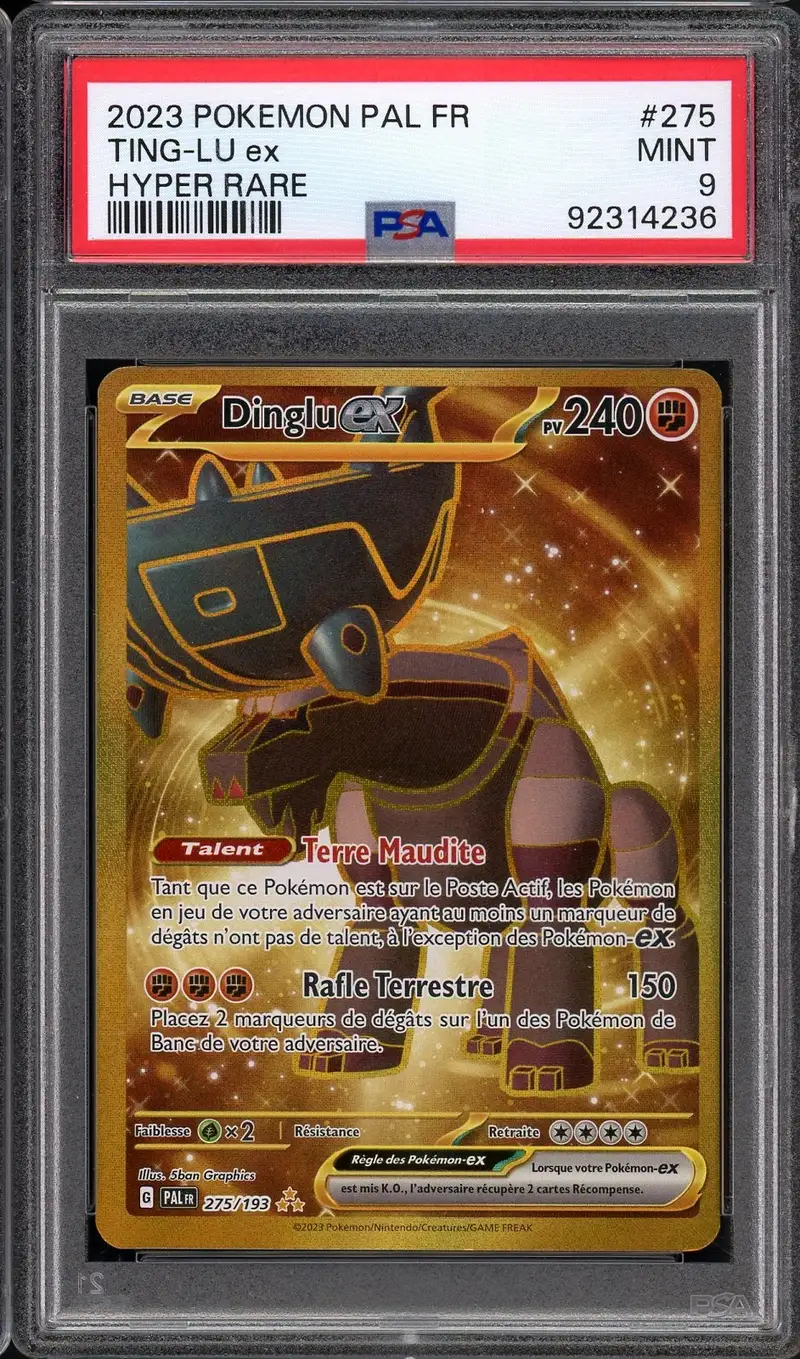 PSA 9 Dinglu Ex Gold