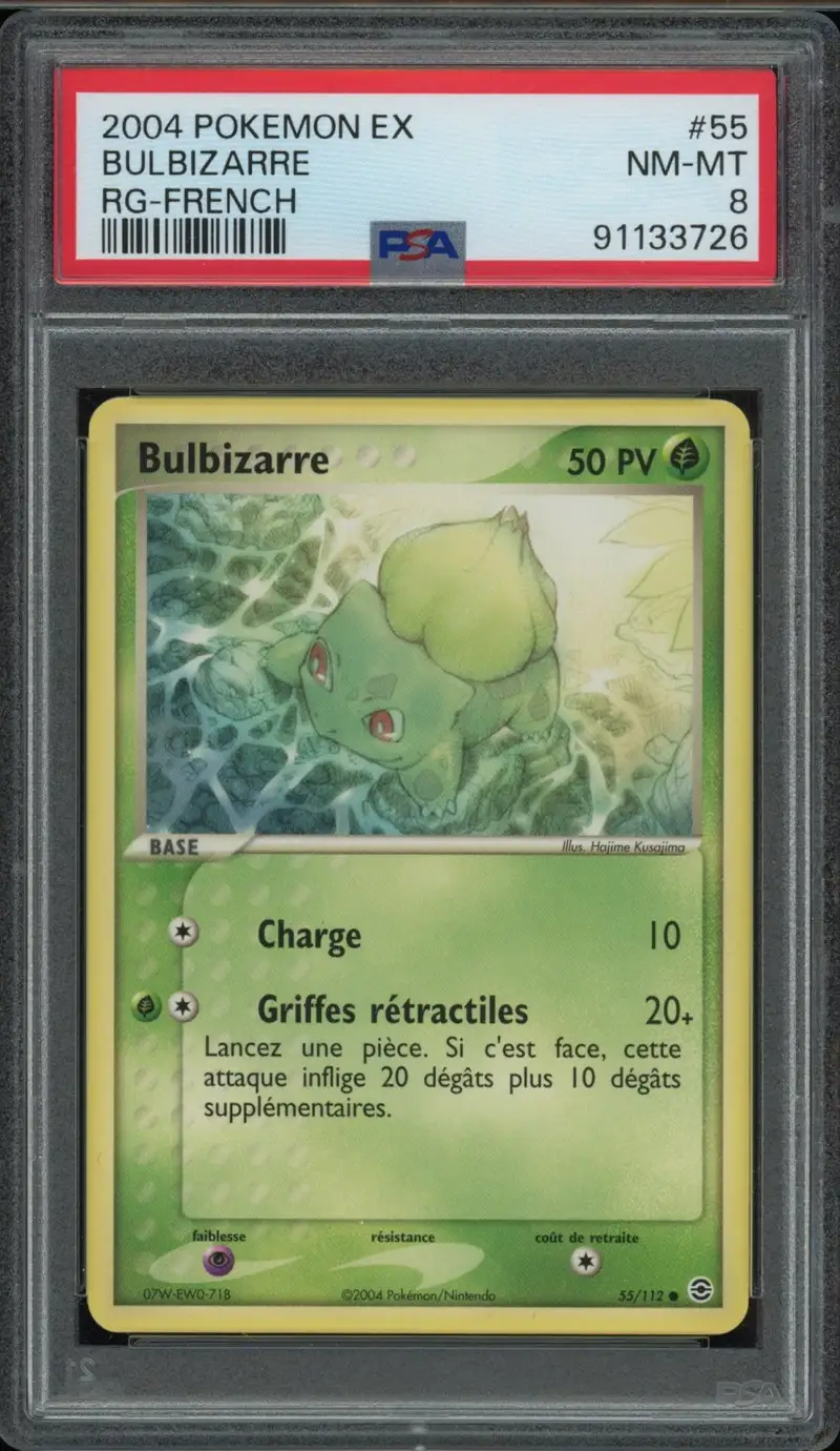 PSA 8 Bulbizarre