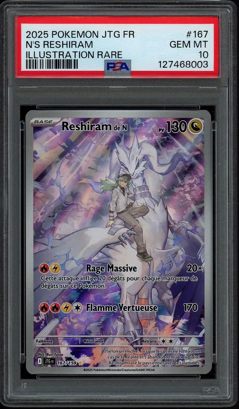 PSA 10 Reshiram de N