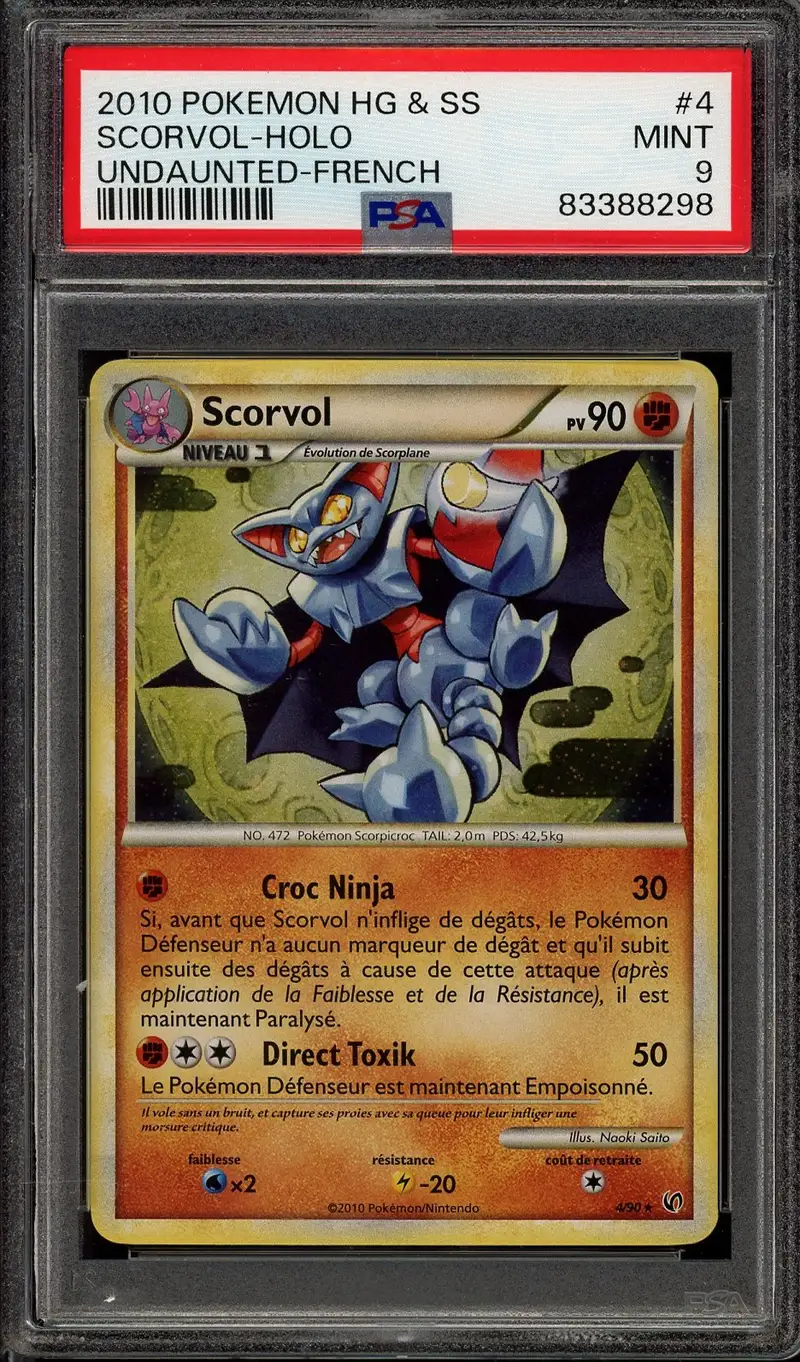 PSA 9 Scorvol Holo