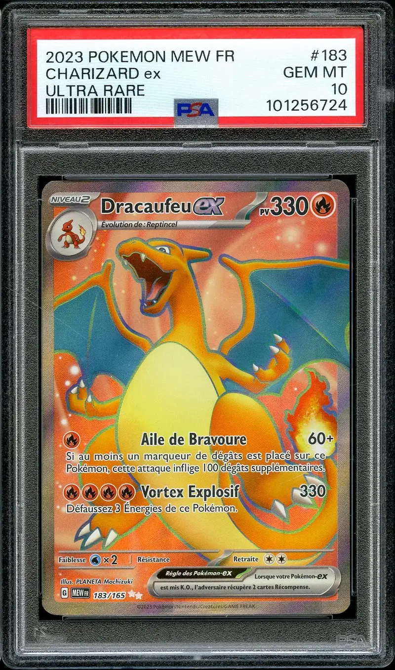 PSA 10 Dracaufeu Ex
