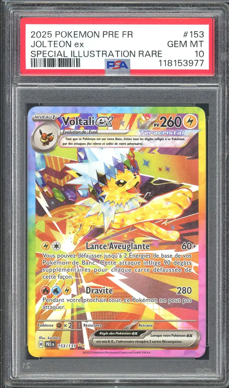 PSA 10 Voltali Ex