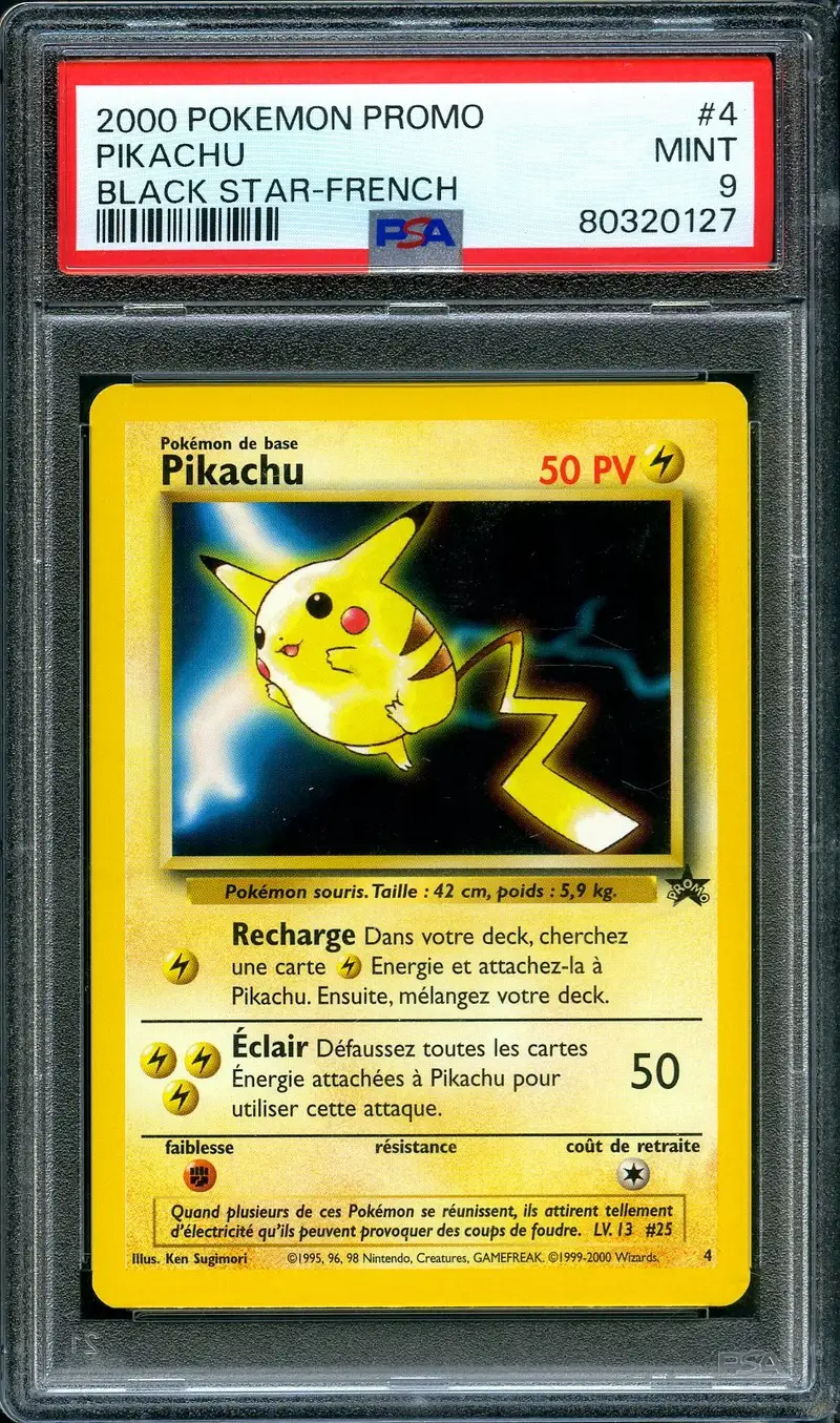 PSA 9 Pikachu