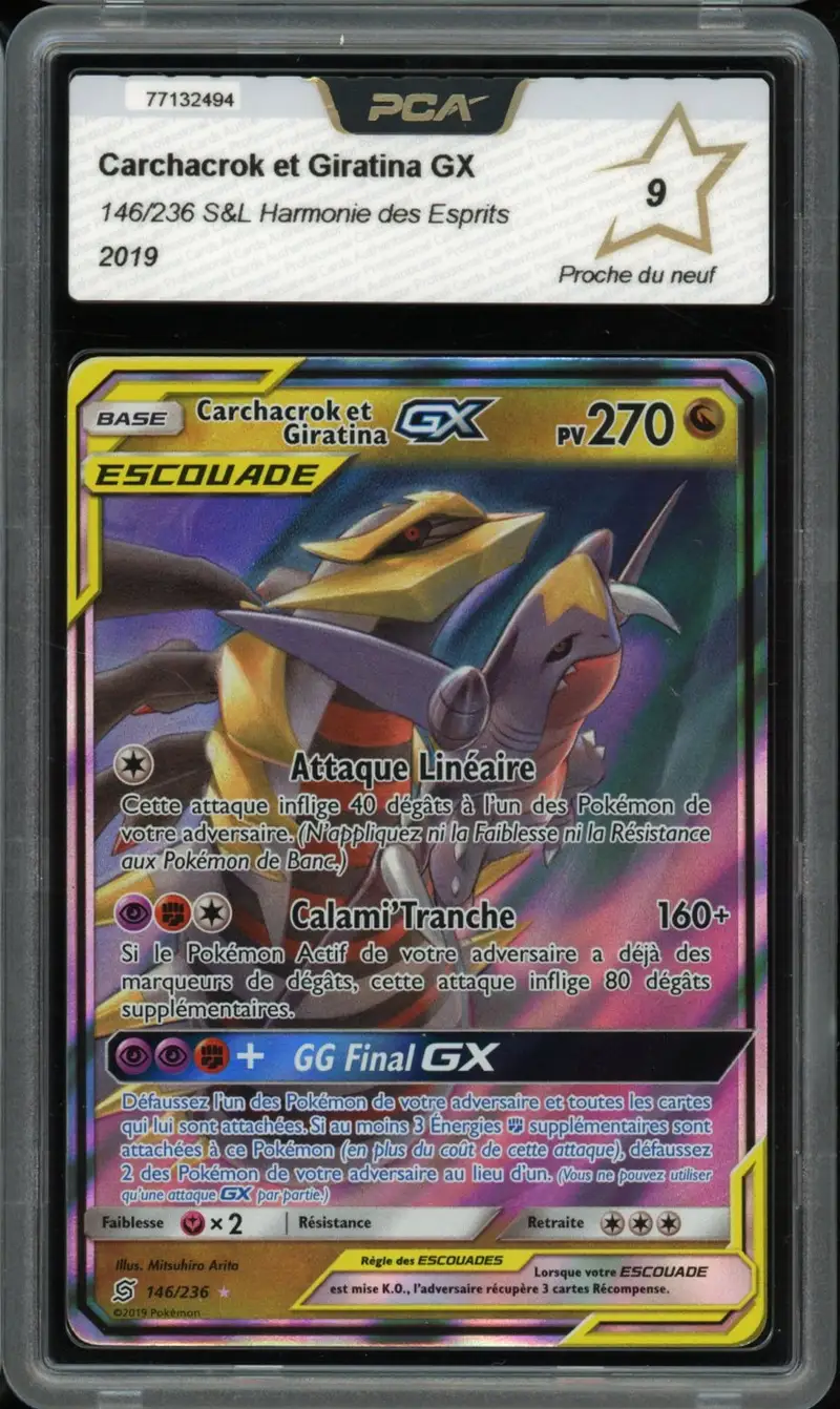 PCA 9 Carchacrok et Giratina Gx