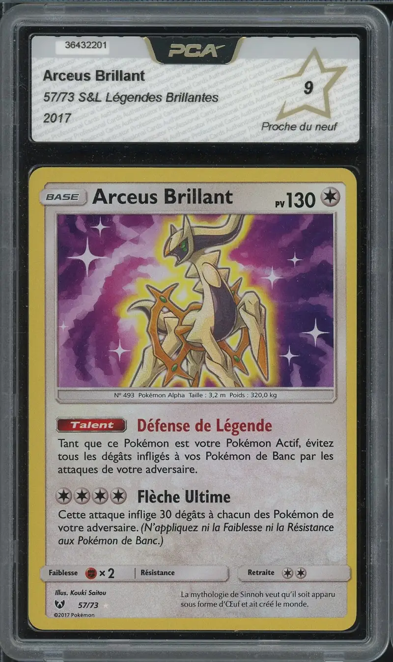 PCA 9 Arceus Brillant