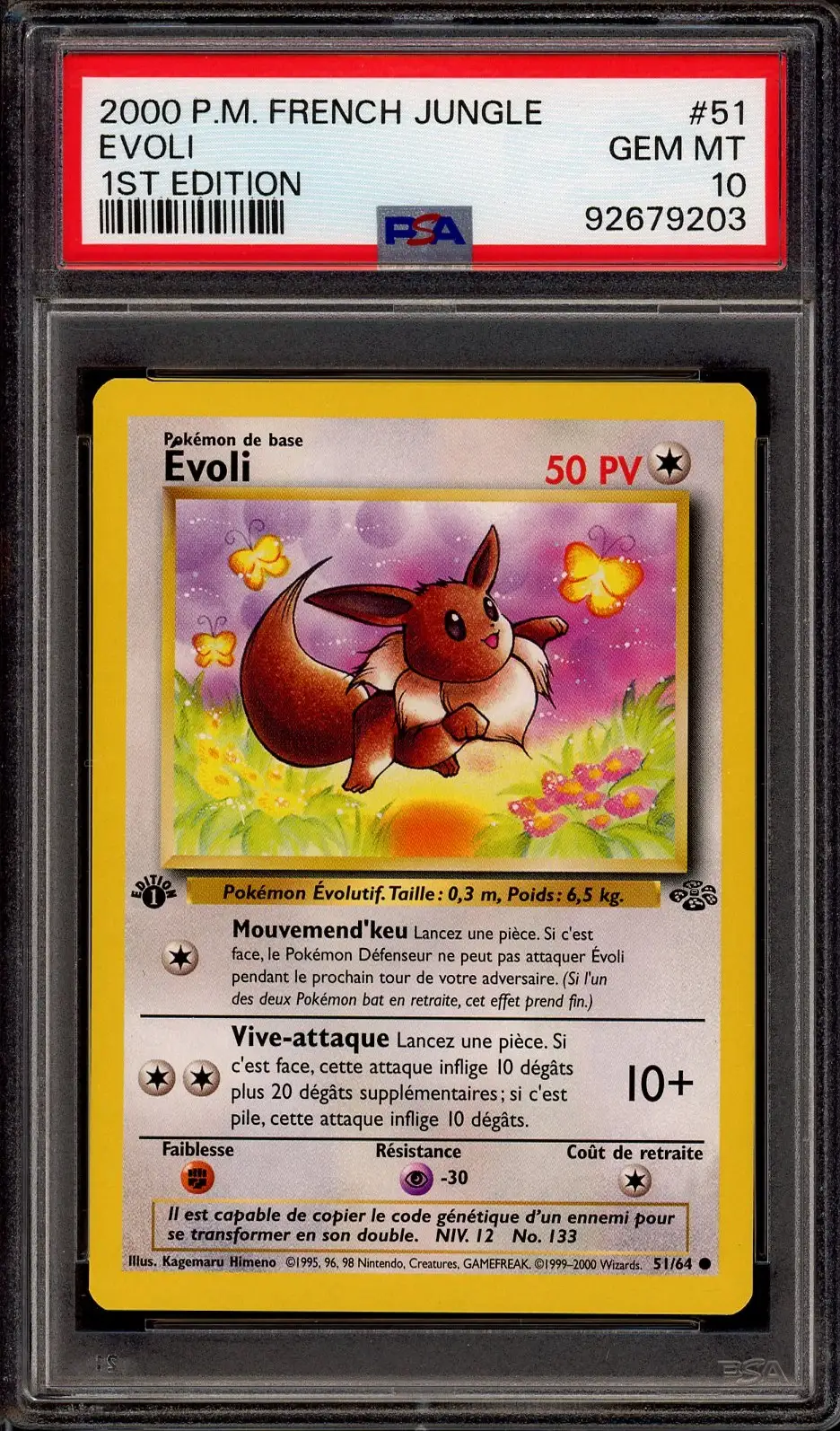 PSA 10 Evoli