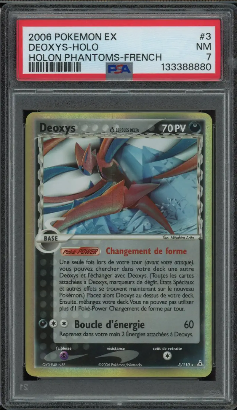 PSA 7 Deoxys Holo