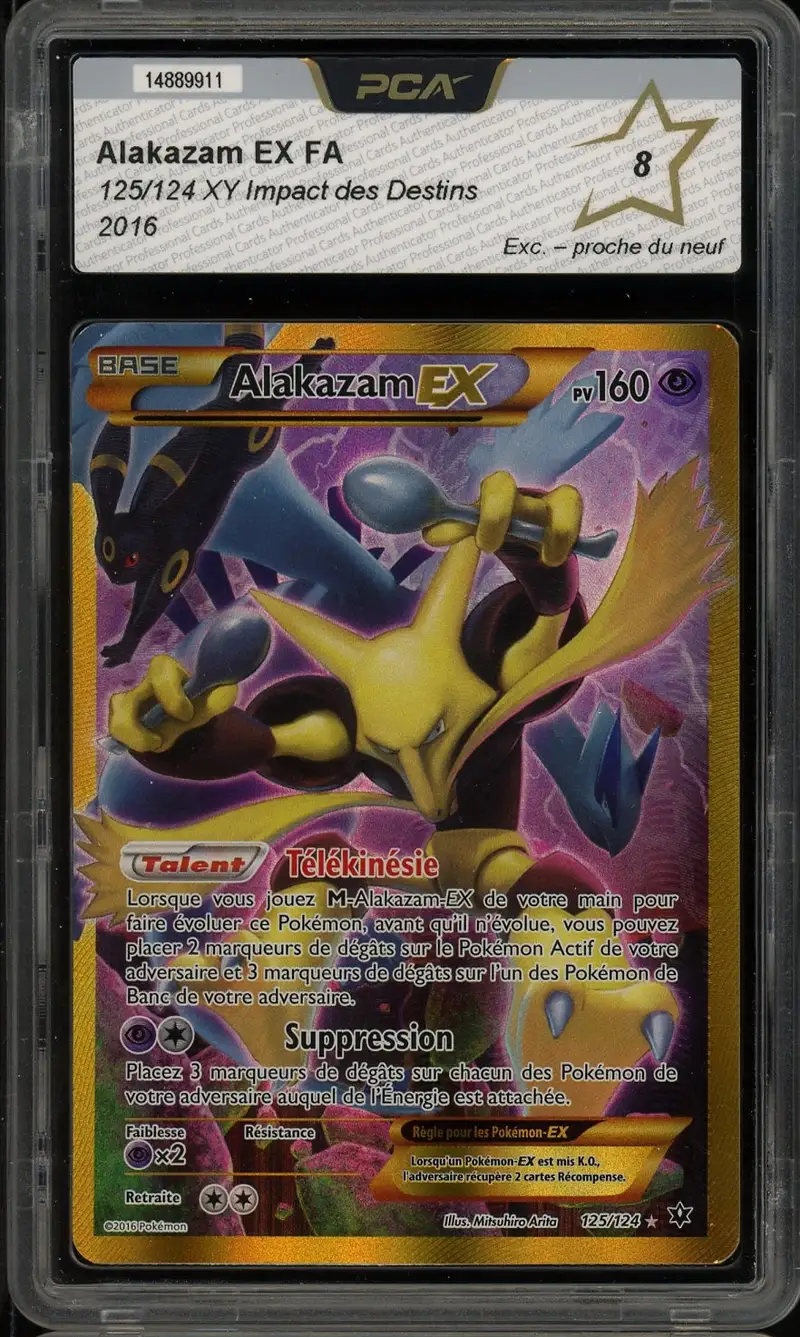 PCA 8 Alakazam Ex Gold