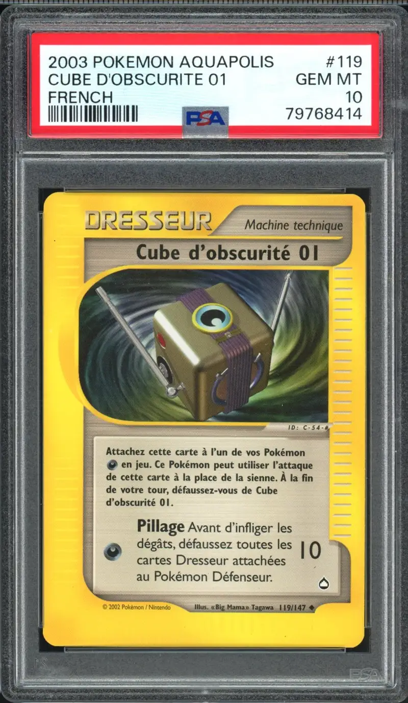 PSA 10 Cube d'Obscurité 01