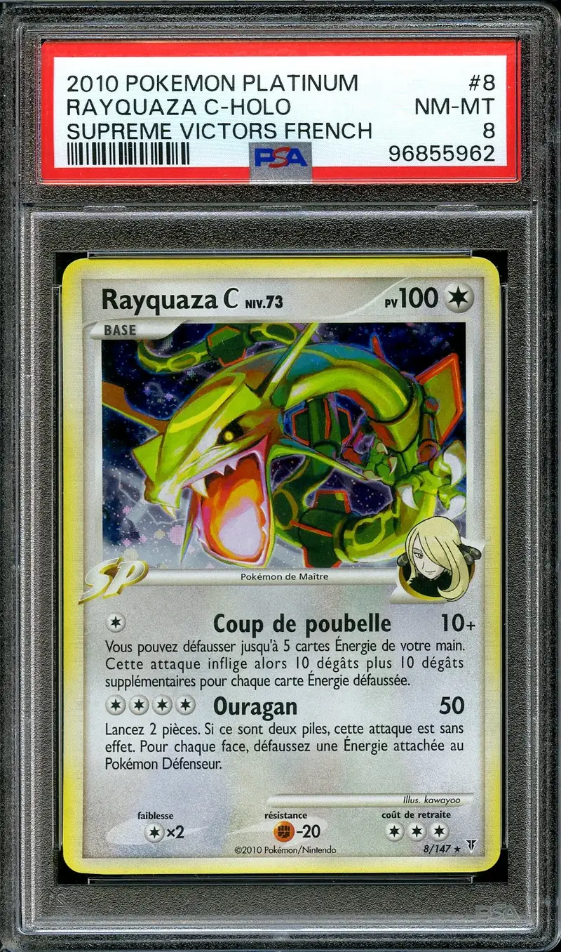 PSA 8 Rayquaza Holo