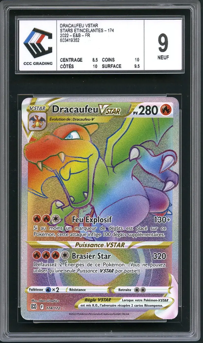 CCC 9 Dracaufeu VStar Rainbow