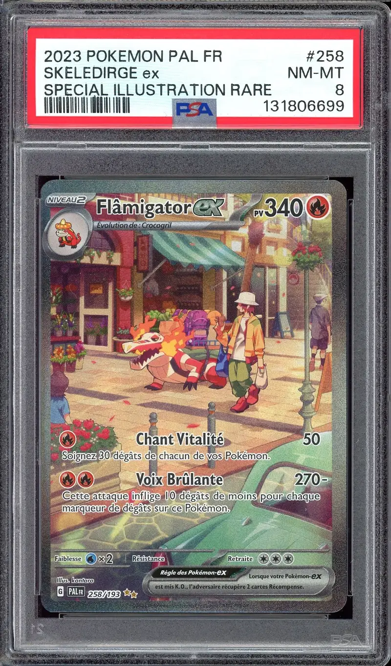 PSA 8 Flâmigator Ex