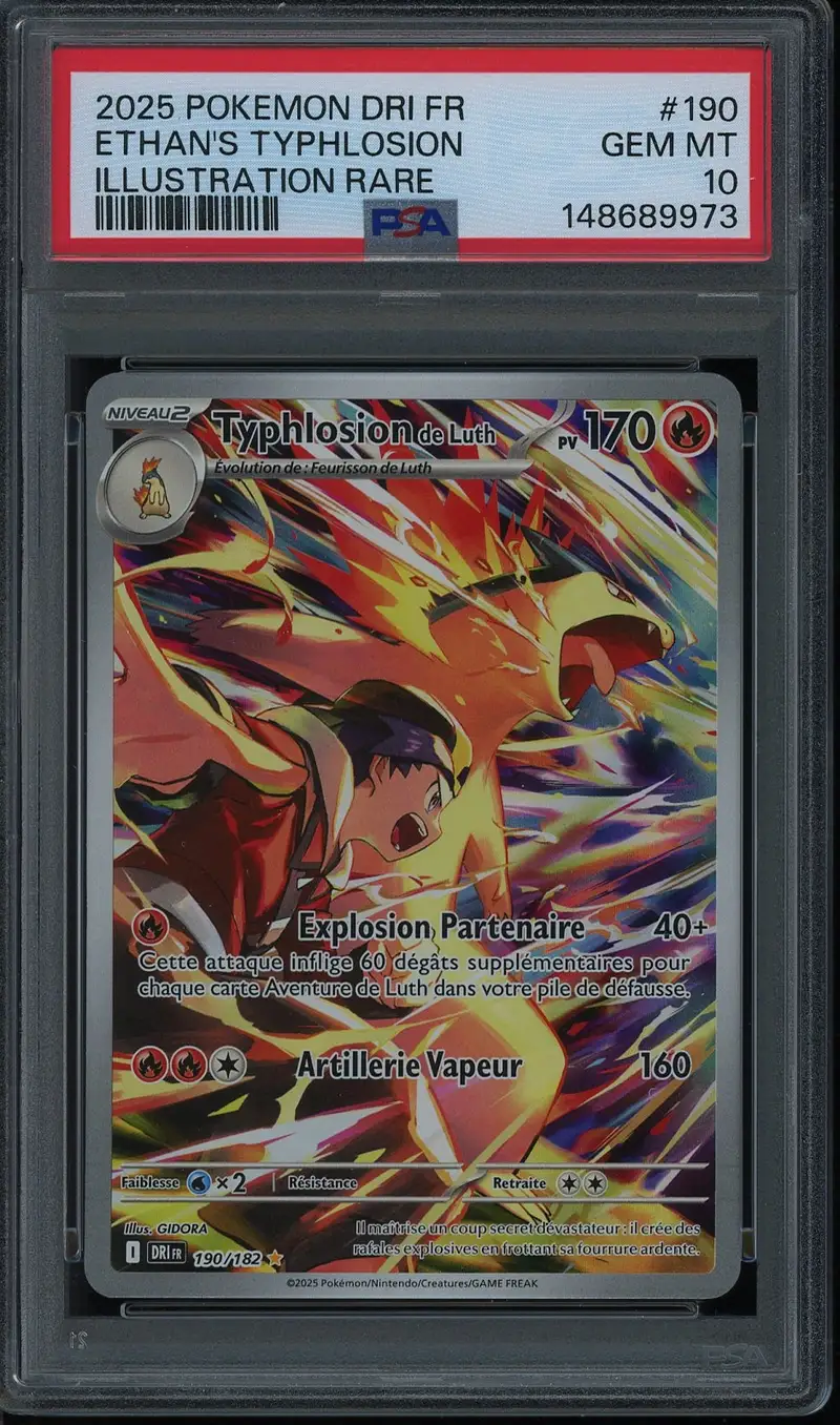 PSA 10 Typhlosion de Luth