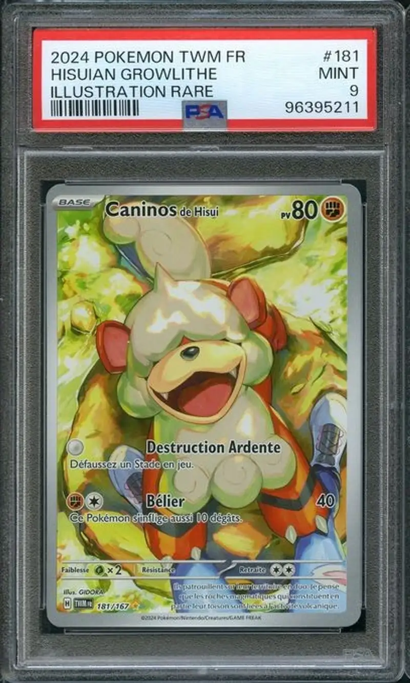PSA 9 Caninos de Hisui