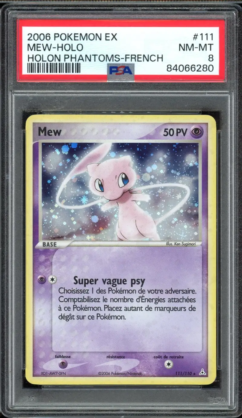 PSA 8 Mew Holo