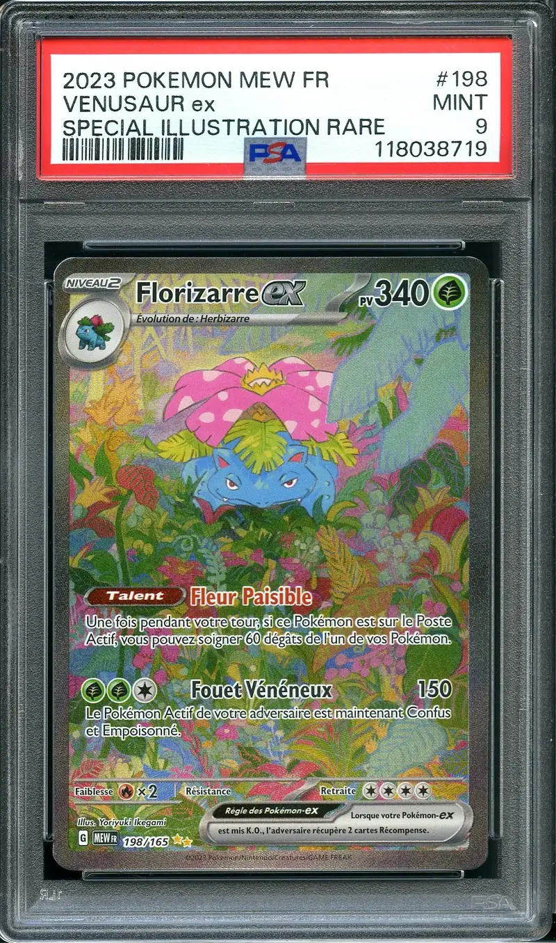 PSA 9 Florizarre Ex