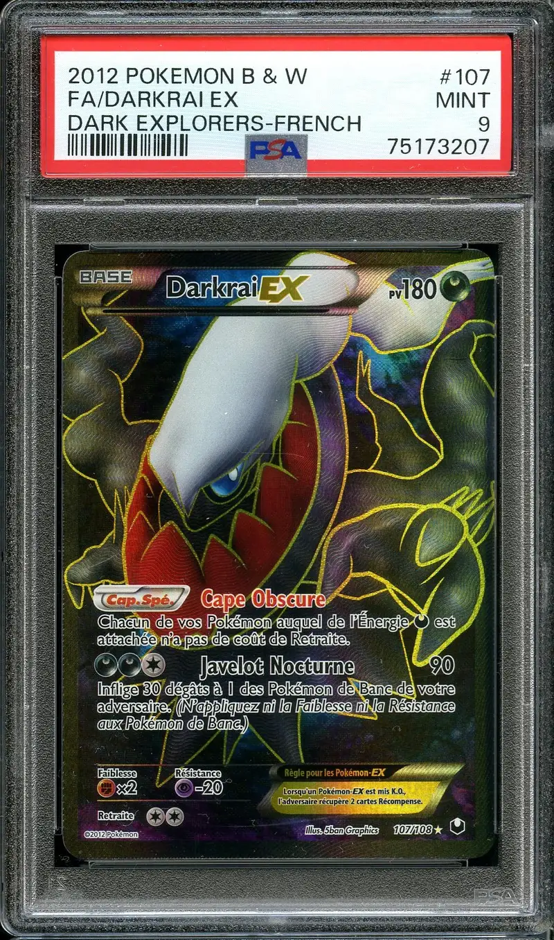 PSA 9 Darkrai Ex