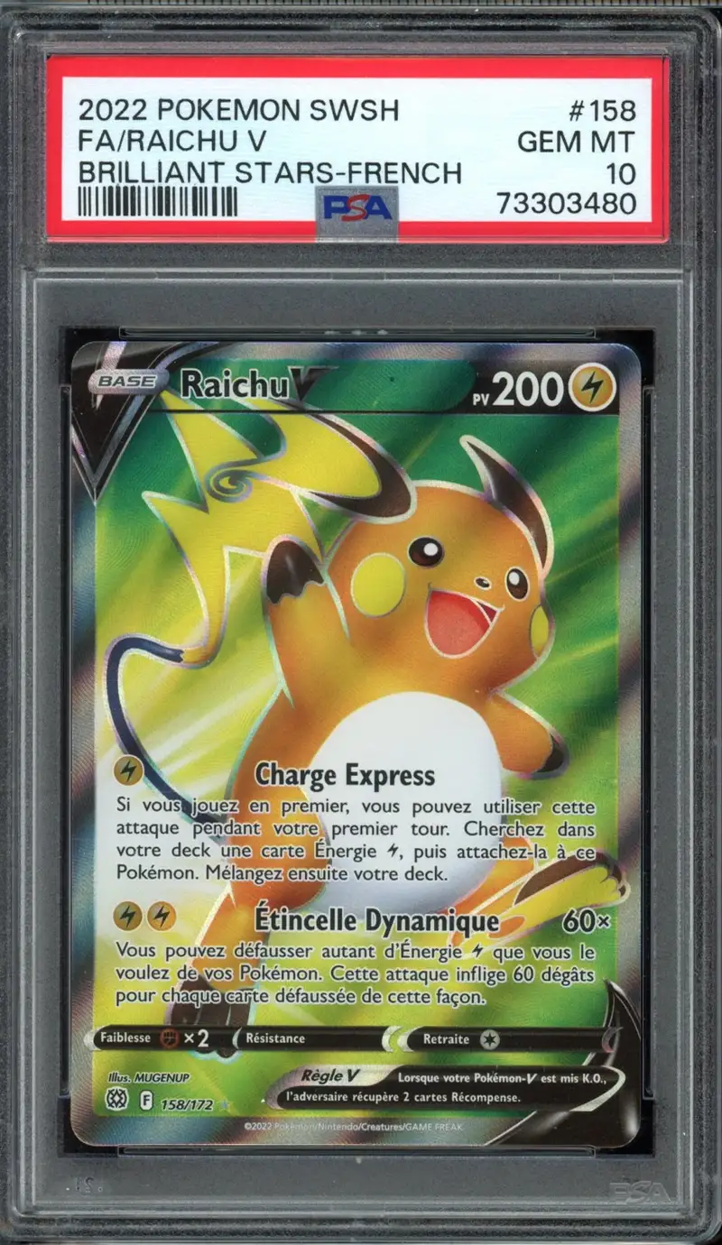 PSA 10 Raichu V